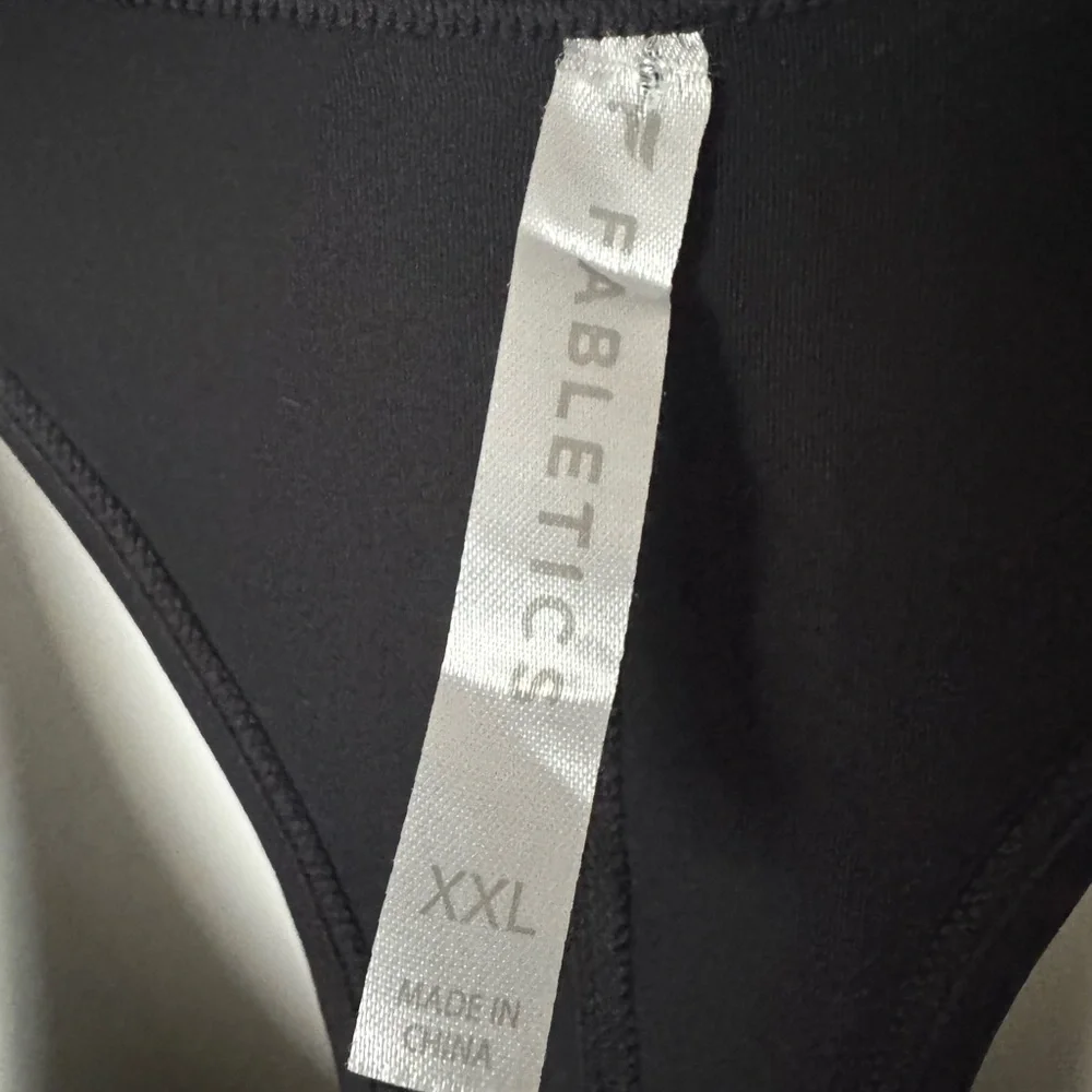 Fabletics Black Racerback Tank - Picture 2 of 2
